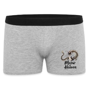 Chat dragon - Boxer Homme - gris chiné - Devant