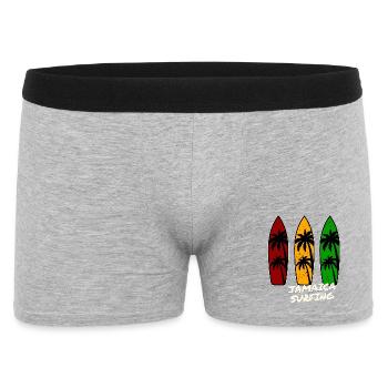 Jamaïque Surf - Boxer Homme - gris chiné - Devant