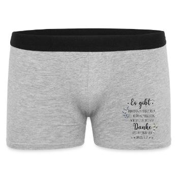 Cadeau d’adieu collègue employé merci - Boxer Homme - gris chiné - Devant