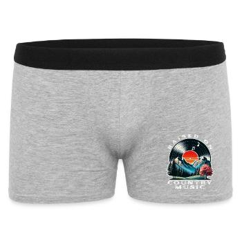 Raised on Country Music - Men's Boxer Shorts - heather grey - Front