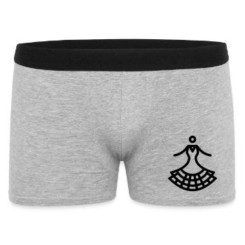 flamenco - Boxer Homme - gris chiné - Devant
