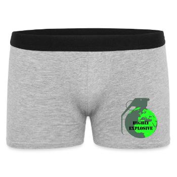 Terre explosive  - Boxer Homme - gris chiné - Devant