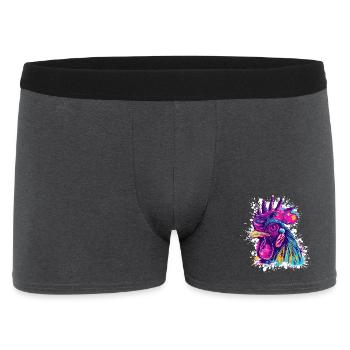 Art du coq Graffiti - Boxer Homme - charbon - Devant