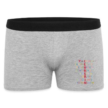 teacher - Men's Boxer Shorts - heather grey - Front