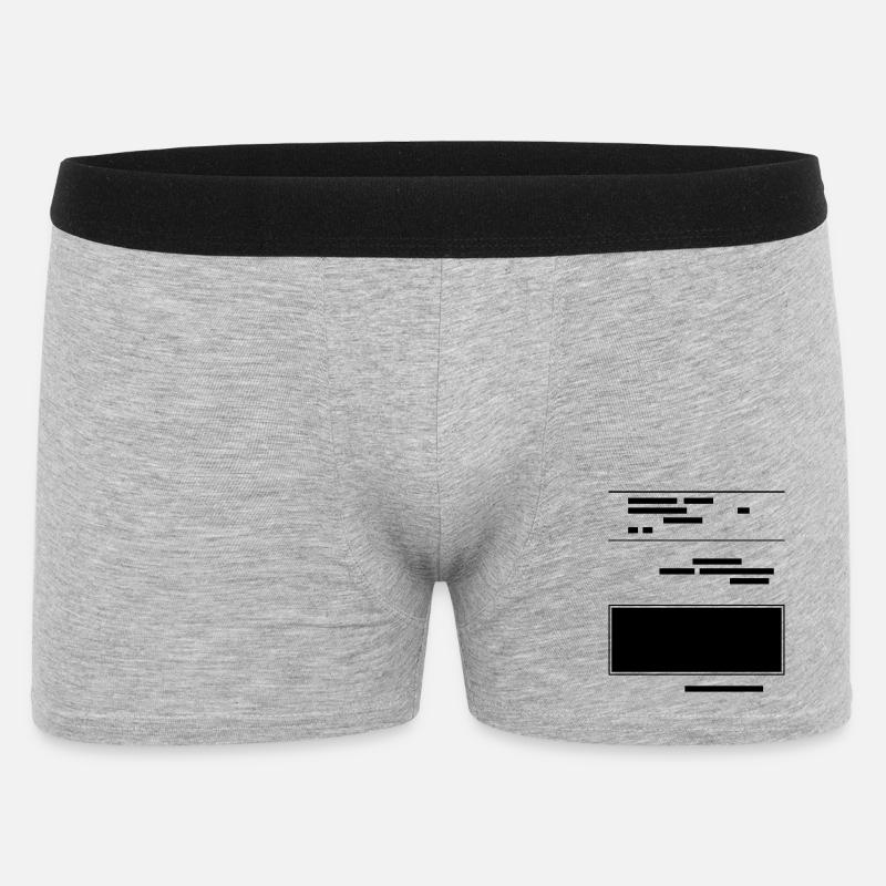 documents classifiés drôles - Boxer Homme - gris chiné