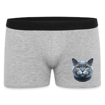 British Shorthair Cat BKH Cat Mom Cute Cats - Men's Boxer Shorts - heather grey - Front