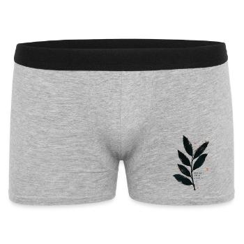 Protégez votre énergie - Conception de pleine conscience - Boxer Homme - gris chiné - Devant