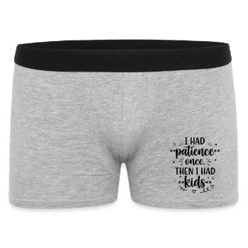 J’ai eu de la patience autrefois - Boxer Homme - gris chiné - Devant