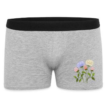 Fleur - Boxer Homme - gris chiné - Devant