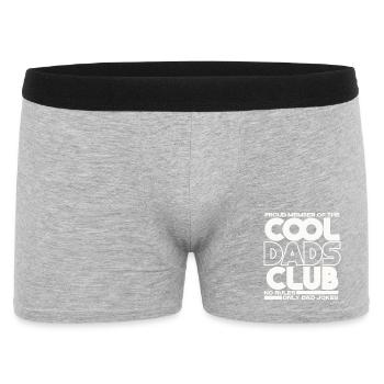 Club des papas cool - Cadeau de la fête des pères des papas - Boxer Homme - gris chiné - Devant