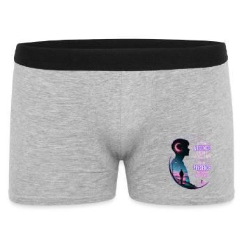 Absence Néon : Présence Élevée - Boxer Homme - gris chiné - Devant