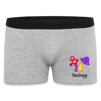 Vivid Mushroom Trio Pop Art - Men's Boxer Shorts - heather grey - Front