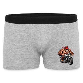 Biker Gorille Musclé - Boxer Homme - gris chiné - Devant