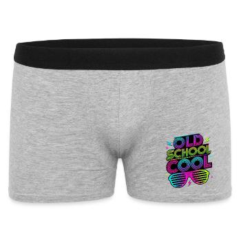 Costumes old school cool des années 80 - Boxer Homme - gris chiné - Devant