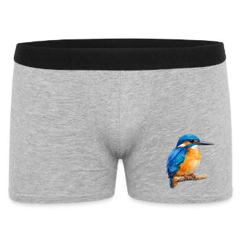 Königsfischer Farbenspiel - Boxer Homme - gris chiné - Devant