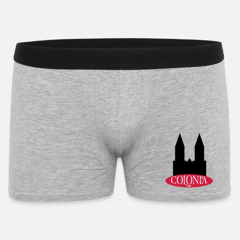Köln - Männer Boxer Shorts - Grau meliert