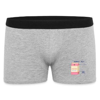 Design de Brique Milk Fraise Japonaise - Boxer Homme - gris chiné - Devant