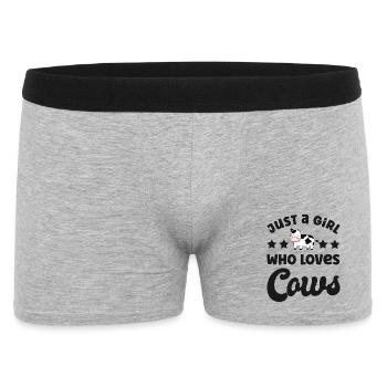 Cow cows - Men's Boxer Shorts - heather grey - Front