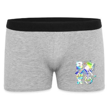 | de vélo Bmx | colorées bmx Idée cadeau Bmx - Boxer Homme - gris chiné - Devant