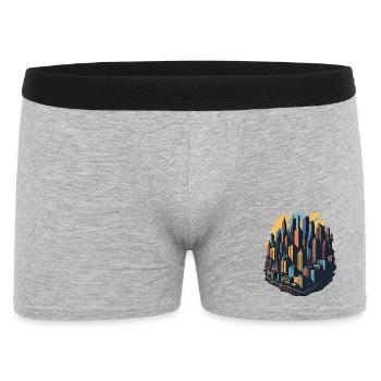 Skyline - Men's Boxer Shorts - heather grey - Front