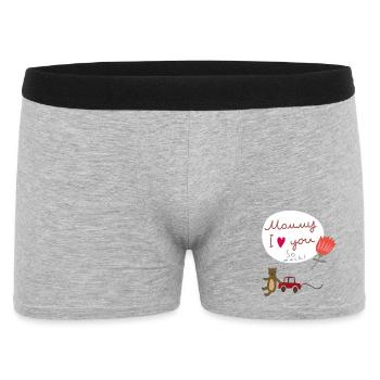 Maman Fête des Mères - Boxer Homme - gris chiné - Devant