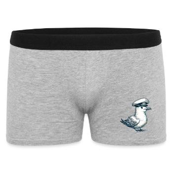 Seagull - Men's Boxer Shorts - heather grey - Front