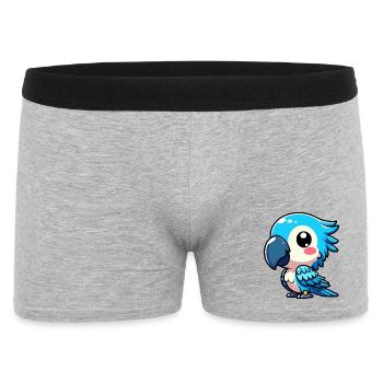 Perroquet - Boxer Homme - gris chiné - Devant