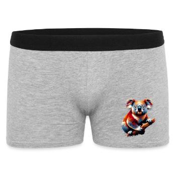 Koala - Men's Boxer Shorts - heather grey - Front