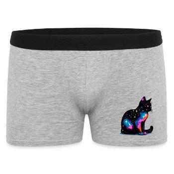 Chat - Boxer Homme - gris chiné - Devant