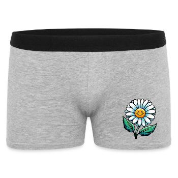 Daisy - Men's Boxer Shorts - heather grey - Front