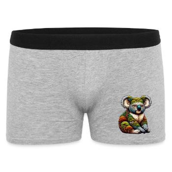 Koala - Männer Boxer Shorts - Grau meliert - Vorne