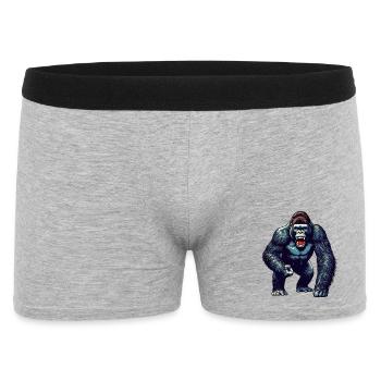 Gorilla - Men's Boxer Shorts - heather grey - Front