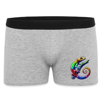 Gecko - Boxer Homme - gris chiné - Devant