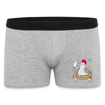 Ferme - Boxer Homme - gris chiné - Devant