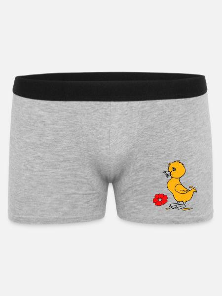 Easter chicks Happy Easter - Men's Boxer Shorts - heather grey