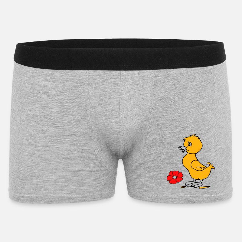 Easter chicks Happy Easter - Men's Boxer Shorts - heather grey