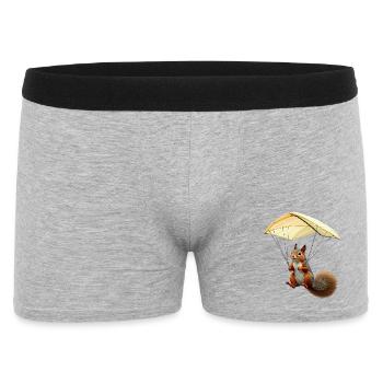 Écureuil volant - Boxer Homme - gris chiné - Devant