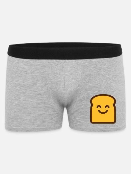 Toast mignon - Boxer Homme - gris chiné