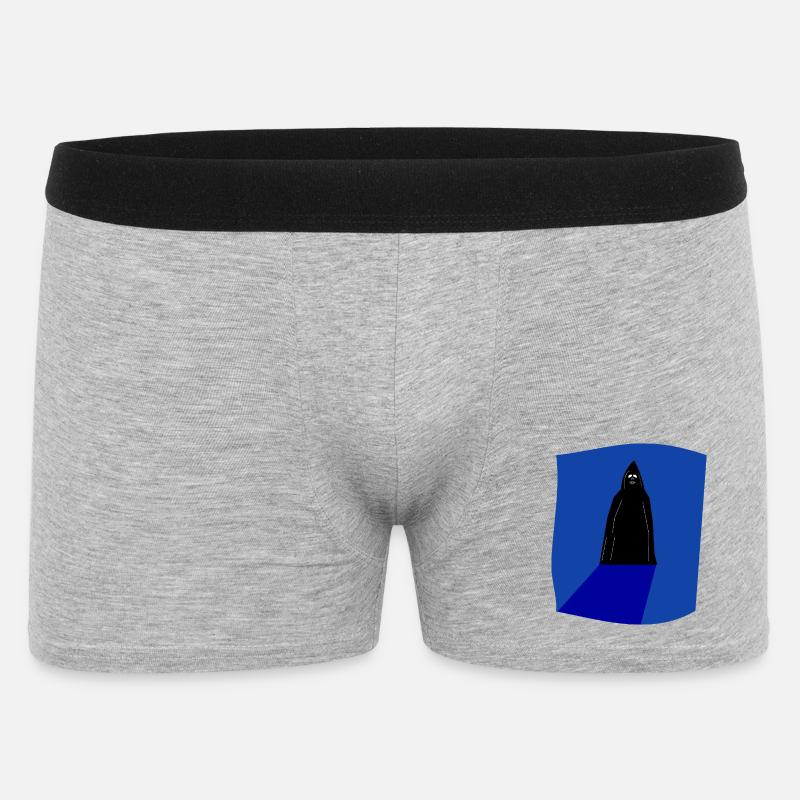 Das Phantom - Männer Boxer Shorts - Grau meliert