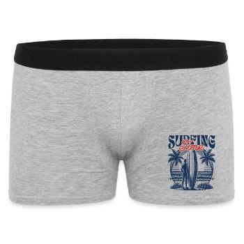 Surfing Time - Men's Boxer Shorts - heather grey - Front