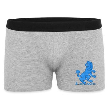 Zodiac sign Leo blue - Men's Boxer Shorts - heather grey - Front