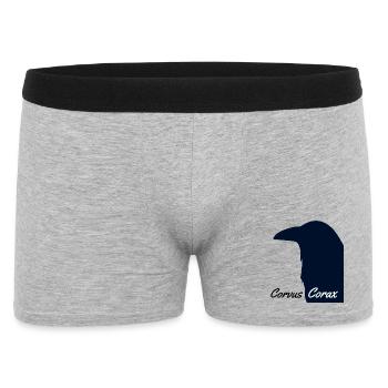 Corvus Corax - Men's Boxer Shorts - heather grey - Front