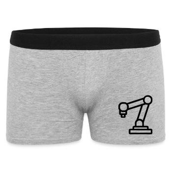 bras robotique - Boxer Homme - gris chiné - Devant
