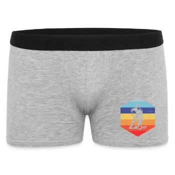 Unihockey Power Floorball Design - Men's Boxer Shorts - heather grey - Front