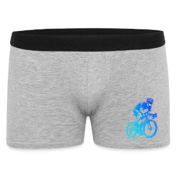 Motif nouveau vélo de route pour vélo de route - Boxer Homme - gris chiné - Devant