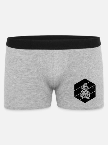 Cool mountain bike inspiration - Men's Boxer Shorts - heather grey