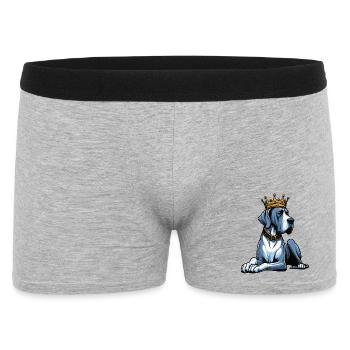 Grand Dogue Propriétaire de Dogue Grand Dane Fan de Grand Dogue - Boxer Homme - gris chiné - Devant