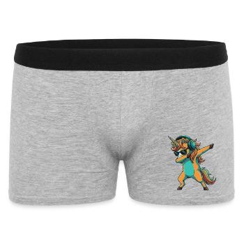 Jeux vidéo Gamer Licorn Magical Horse Art - Boxer Homme - gris chiné - Devant