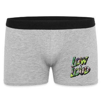 Style de réglage bas et bruyant des tramways - Boxer Homme - gris chiné - Devant