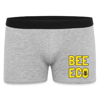 Bee Eco Abeille Jaune Pollen - Boxer Homme - gris chiné - Devant